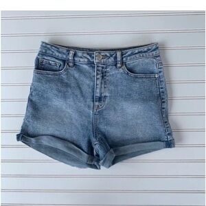 Vanilla Star Blue Jean Shorts Casual Style